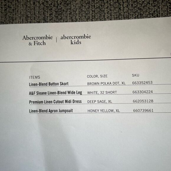 ABERCROMBIE LINEN BLEND APRON JUMPSUIT HONEY YELLOW SIZE XL - Picture 8 of 9